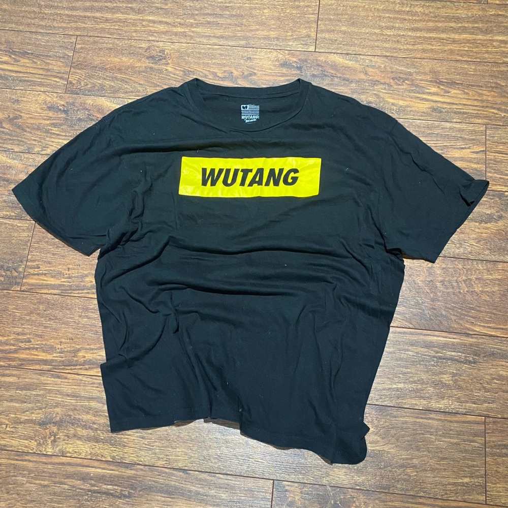 Wu-Tang Black T-Shirt with Iconic Logo